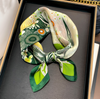 Bufandas de seda 100% de morera personalizadas con logotipo para mayoristas 
