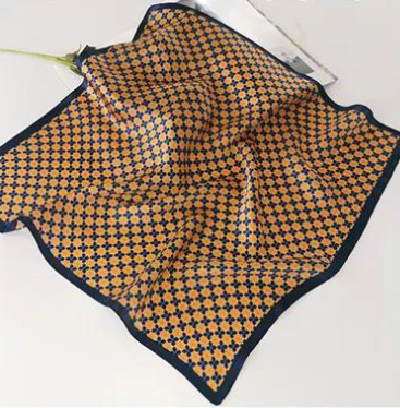 Diseño personalizado de bufanda de seda estampada al por mayor