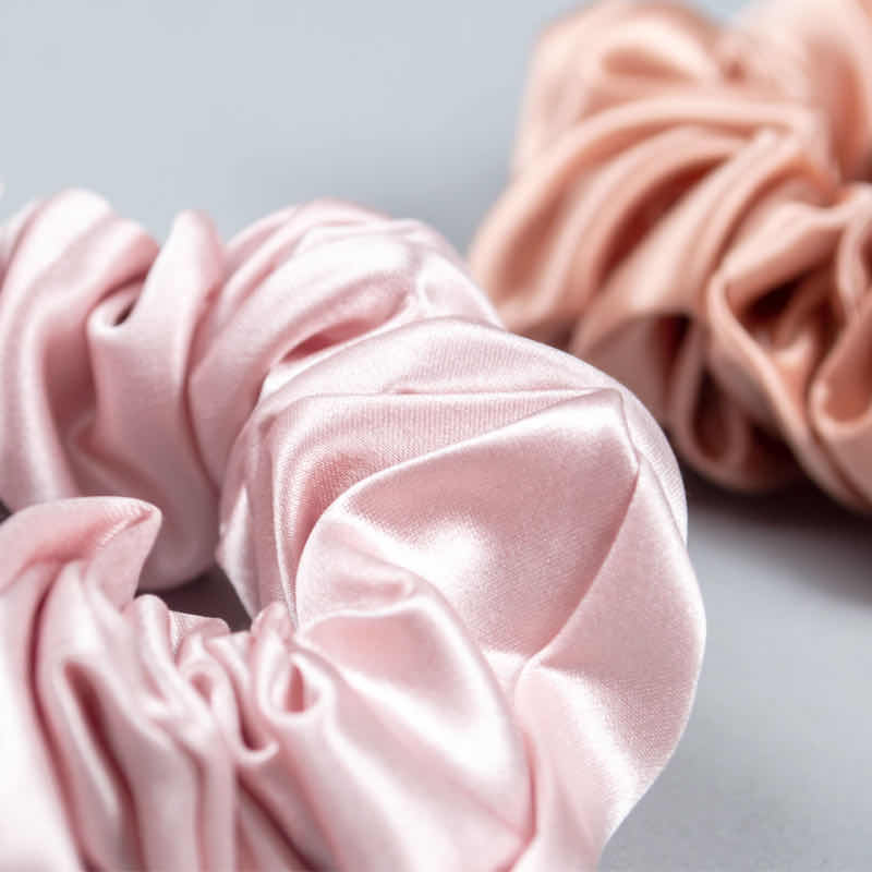 Scrunchies de seda personalizados a granel