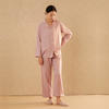 16/19/22 Momé Mulberry Womens causa de manga larga pijama de seda personalizado