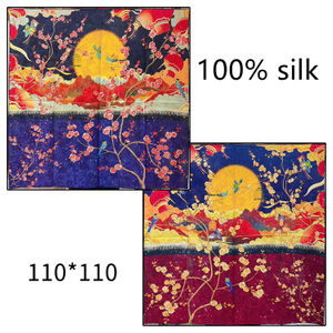 Pañuelos de seda impresos digitalmente