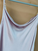 Impresión personalizada Sexy cuello de la capucha vestido 100 de seda con hendidura para mujeres al por mayor