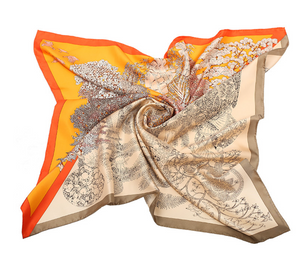 Bufandas de seda para mujer Bufandas de seda cuadradas al por mayor