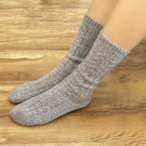 Calcetines de cachemira pura 100% al por mayor, el mejor proveedor chino de calcetines de puño de cama súper suave